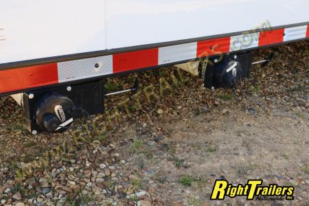 New 2026 8.5X34 ANVIL RACE TRAILER - Bathroom Package!