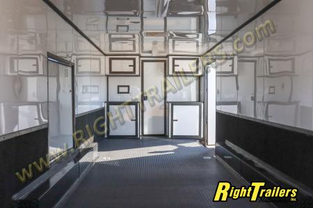 New 2026 8.5X34 ANVIL RACE TRAILER - Bathroom Package!