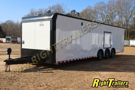 New 2026 8.5X34 ANVIL RACE TRAILER - Bathroom Package!