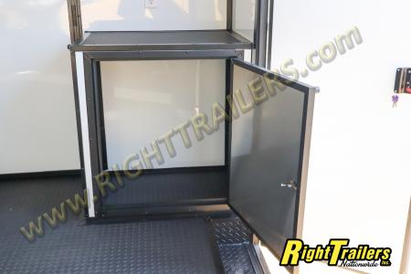 New 2026 8.5X34 ANVIL RACE TRAILER - Bathroom Package!