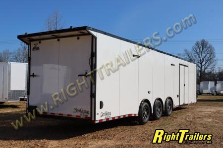 New 2026 8.5X34 ANVIL RACE TRAILER - Bathroom Package!