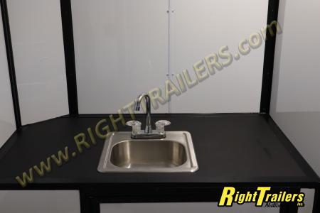 New 2026 8.5X34 ANVIL RACE TRAILER - Bathroom Package!