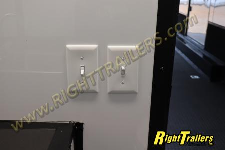 New 2026 8.5X34 ANVIL RACE TRAILER - Bathroom Package!