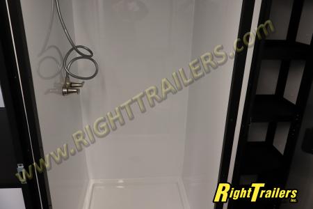 New 2026 8.5X34 ANVIL RACE TRAILER - Bathroom Package!