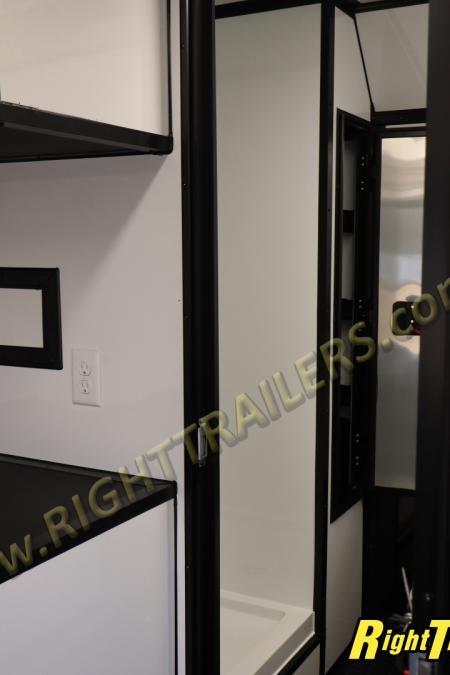 New 2026 8.5X34 ANVIL RACE TRAILER - Bathroom Package!