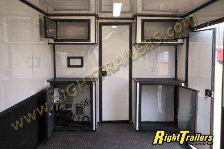 New 2026 8.5X34 ANVIL RACE TRAILER - Bathroom Package!