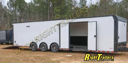 New 2026 8.5X34 ANVIL RACE TRAILER - Bathroom Package!