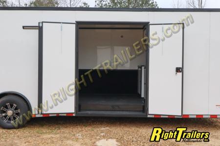 New 2026 8.5X34 ANVIL RACE TRAILER - Bathroom Package!