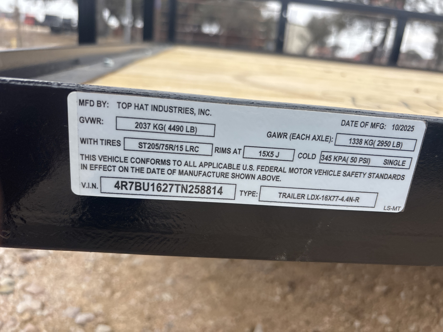 New 2026 Top Hat Trailers LDX Utility Trailer