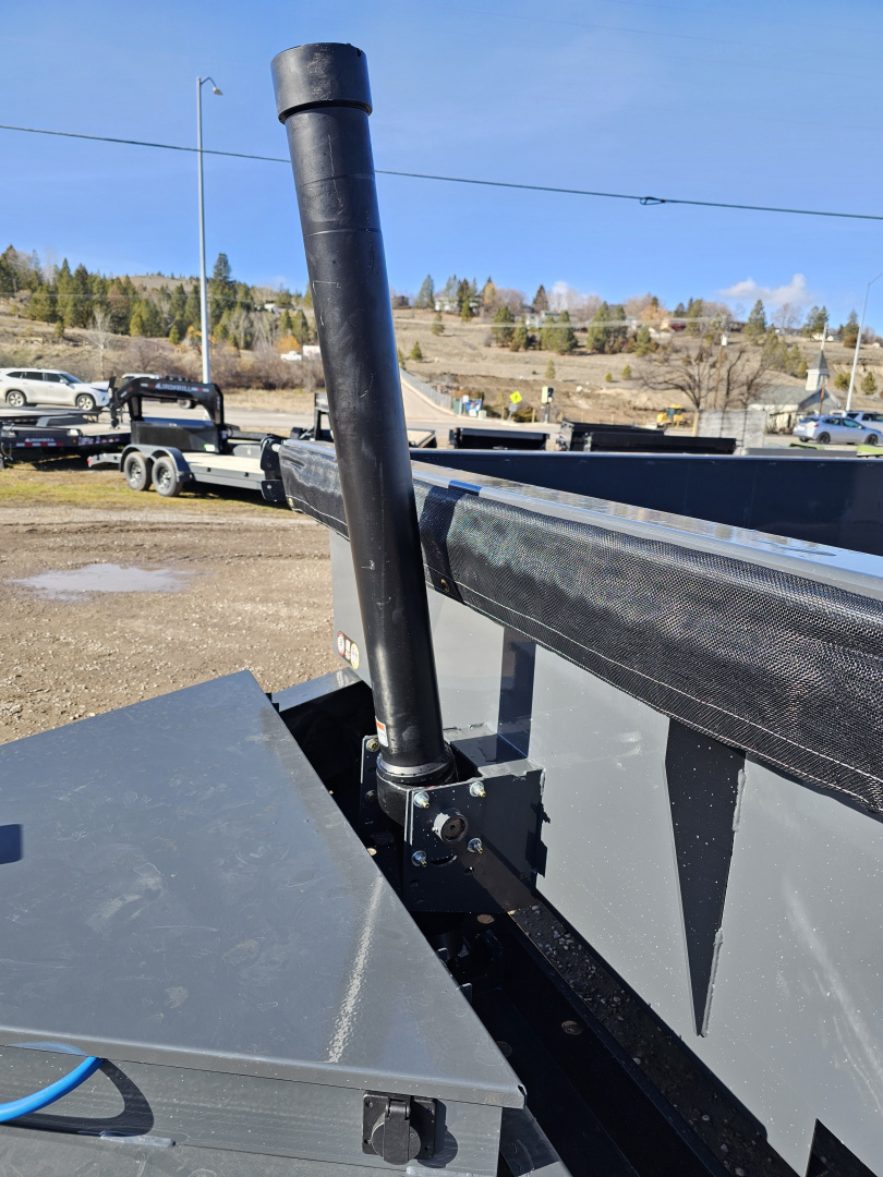 New 2026 Lamar 7x16 21k Dump Trailer w/Telescopic Lift