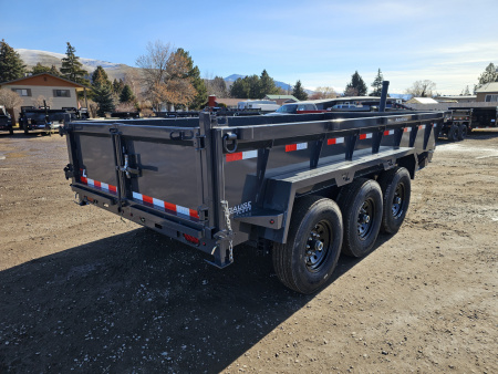 New 2026 Lamar 7x16 21k Dump Trailer w/Telescopic Lift
