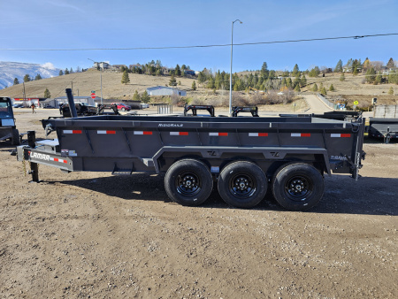 New 2026 Lamar 7x16 21k Dump Trailer w/Telescopic Lift