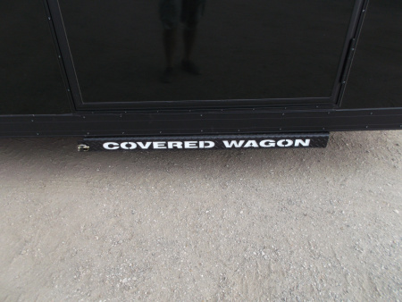New 2026 Covered Wagon Trailers 8.5x20 Cargo / Enclosed Trailer / Car Hauler / 5200# Axles / 7ft Interior / 60" Triple Tube Tongue / 48" RV Door / Extra Wide Ramp / .080 Black Skin / Black Out Package