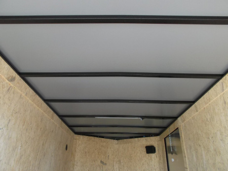 New 2026 Covered Wagon Trailers 6x12 Cargo / Enclosed Trailer / 6'6" Interior Height / Extra Wide Ramp Gate / RV Side Door / .080 Black Poly Core / Black Out Package