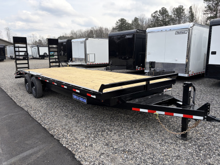 New 2026 Triple Crown Trailers 8x24 Heavy Duty Deckover Equipment Trailer, 16K GVWR
