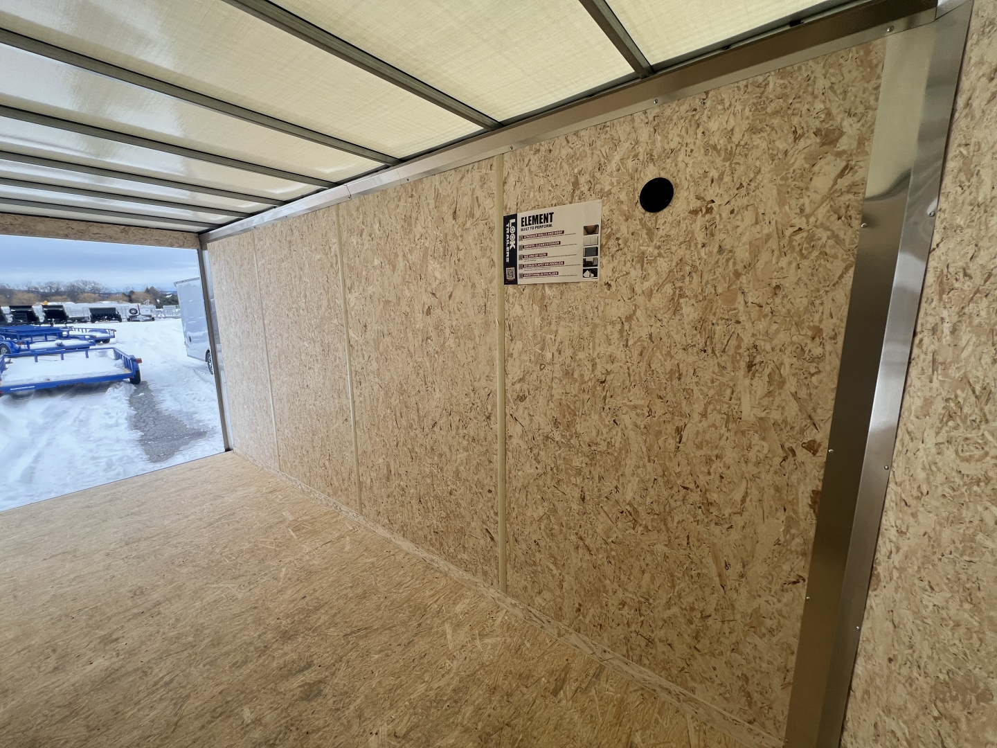 New 2025 Look Trailers 7X16 10K Element SE BARN DOOR Cargo / Enclosed Trailer