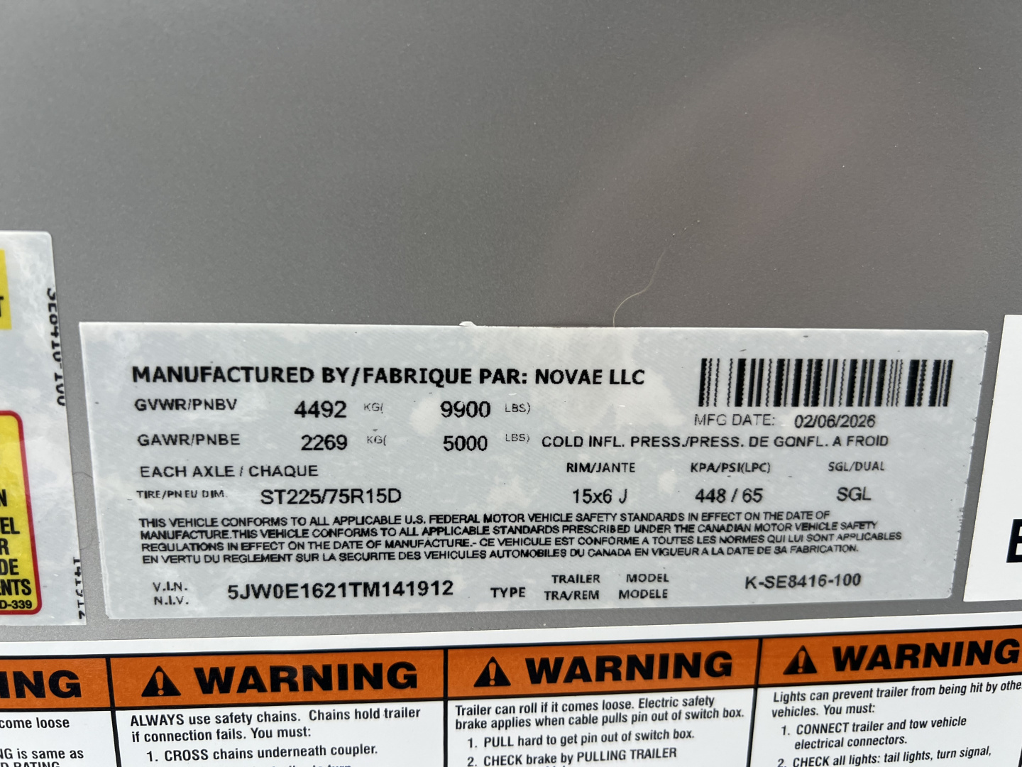 New 2025 Look Trailers 7X16 10K Element SE BARN DOOR Cargo / Enclosed Trailer