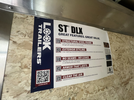 New 2026 Look Trailers 5X8 3K ST-DLX BARN DOOR Cargo / Enclosed Trailer