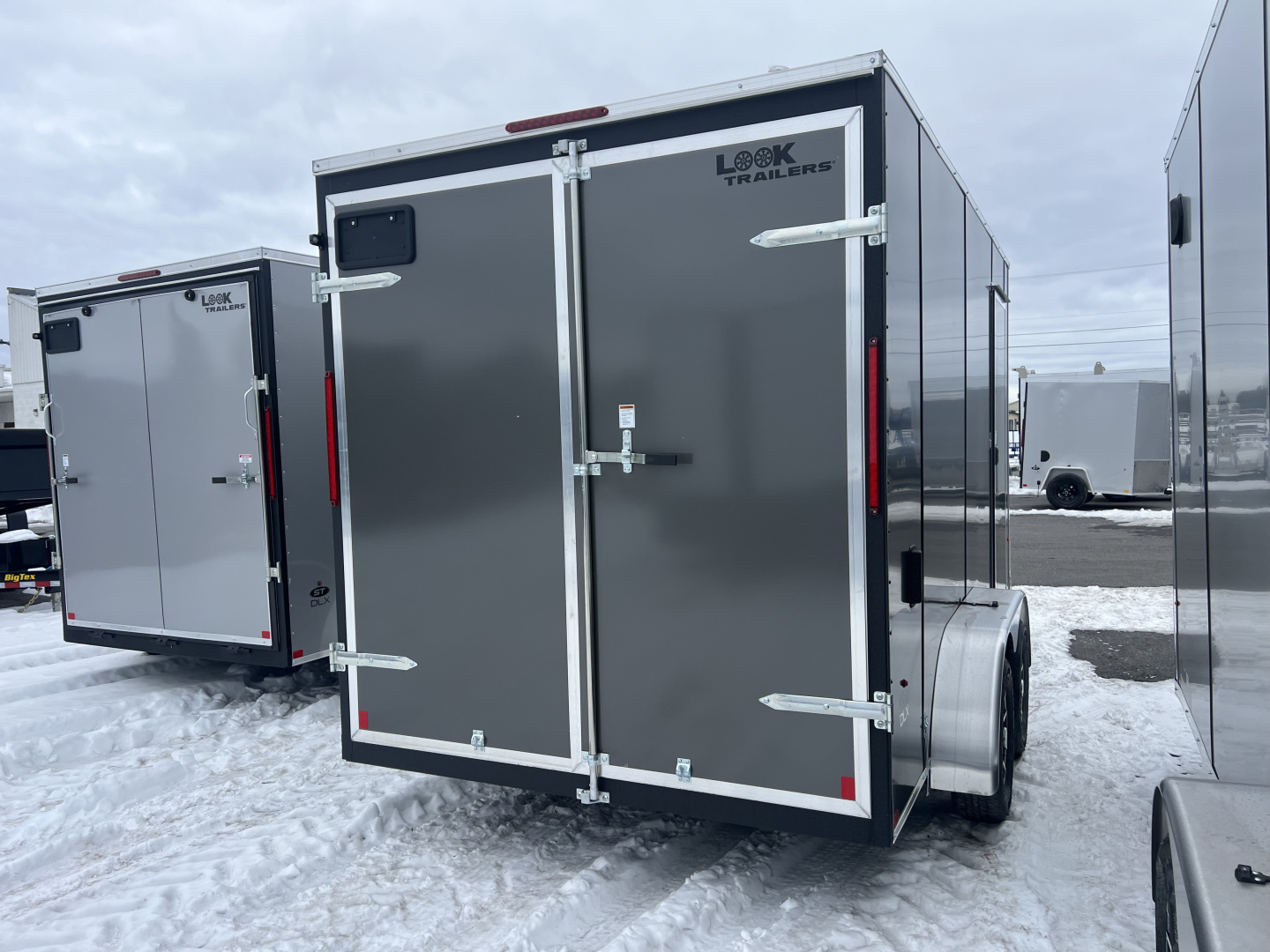 New 2026 Look Trailers 7x14 7K ST DLX BARN DOOR Cargo / Enclosed Trailer