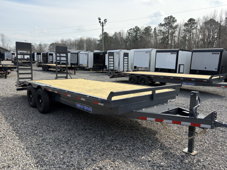 New 2026 Triple Crown 8X20 Heavy Duty Deckover Equipment Trailer, 14K GVWR