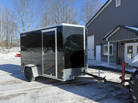 New 2026 WELLS CARGO 6x10 6'6  Interior Height Fasttrac Deluxe Cargo / Enclosed Trailer w/Ramp Door