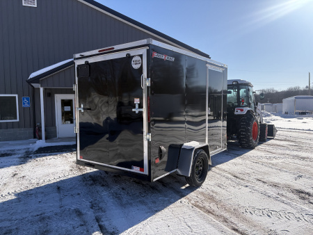 New 2026 WELLS CARGO 6x10 6'6" Interior Height Fasttrac Deluxe Cargo / Enclosed Trailer w/Ramp Door