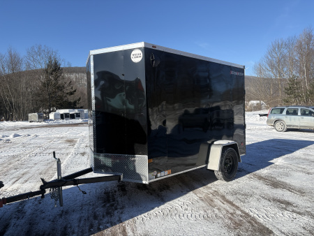 New 2026 WELLS CARGO 6x10 6'6" Interior Height Fasttrac Deluxe Cargo / Enclosed Trailer w/Ramp Door