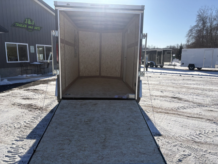 New 2026 WELLS CARGO 6x10 6'6" Interior Height Fasttrac Deluxe Cargo / Enclosed Trailer w/Ramp Door