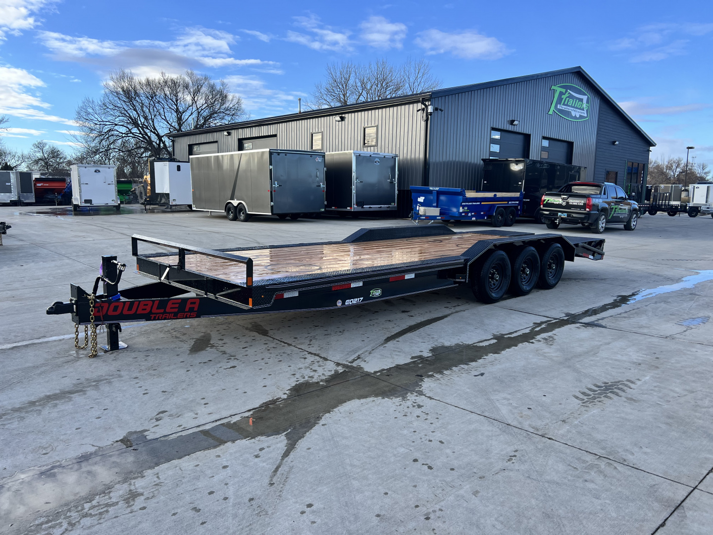 New 2026 Double A EQ217-26 Flatbed Trailer