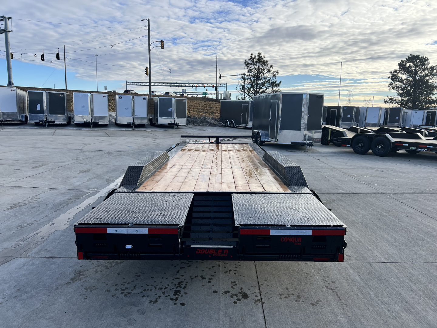 New 2026 Double A EQ217-26 Flatbed Trailer