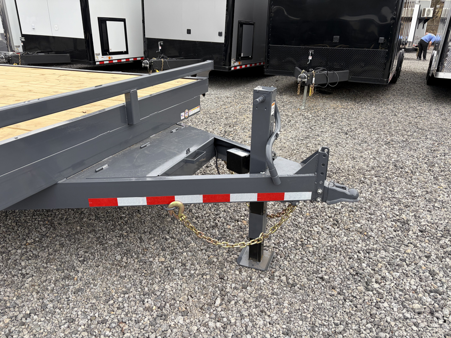 New 2026 Triple Crown 8.5x24 Heavy Duty Deckover Equipment Trailer, 16K GVWR