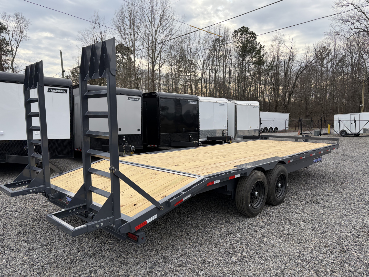 New 2026 Triple Crown 8.5x24 Heavy Duty Deckover Equipment Trailer, 16K GVWR