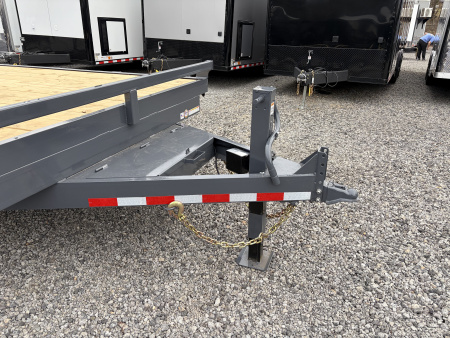 New 2026 Triple Crown 8.5x24 Heavy Duty Deckover Equipment Trailer, 16K GVWR