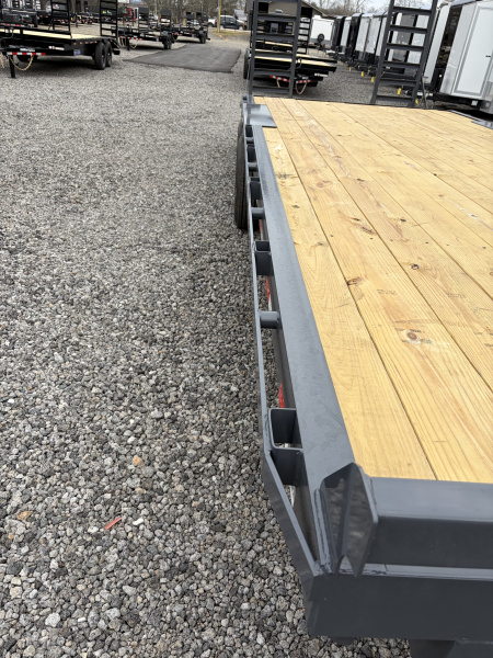 New 2026 Triple Crown 8.5x24 Heavy Duty Deckover Equipment Trailer, 16K GVWR