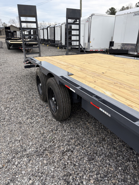 New 2026 Triple Crown 8.5x24 Heavy Duty Deckover Equipment Trailer, 16K GVWR