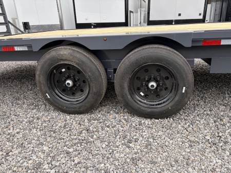 New 2026 Triple Crown 8.5x24 Heavy Duty Deckover Equipment Trailer, 16K GVWR