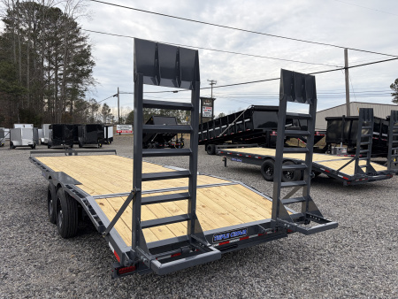 New 2026 Triple Crown 8.5x24 Heavy Duty Deckover Equipment Trailer, 16K GVWR