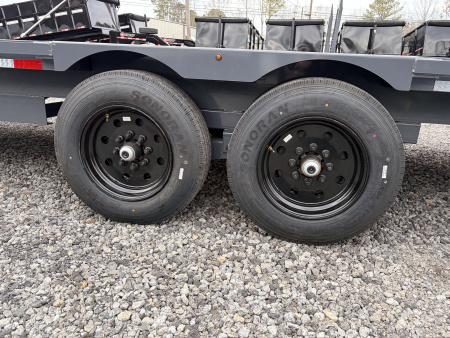 New 2026 Triple Crown 8.5x24 Heavy Duty Deckover Equipment Trailer, 16K GVWR