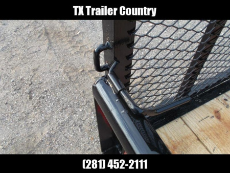 New 2026 J&C Trailers 83x16 Utility Trailer / Pipetop / 4ft Heavy Duty Ramp Gate / Electric Brakes / 2" Bulldog Coupler