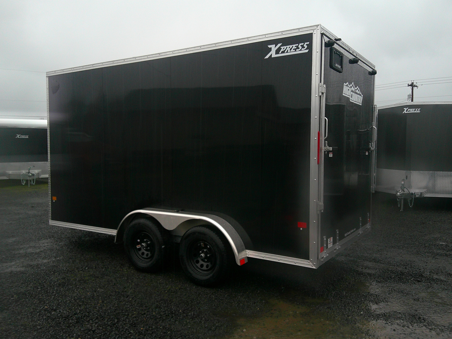 New 2026 ALCOM Aluminum 7.4x14 7k Cargo / Enclosed Trailer