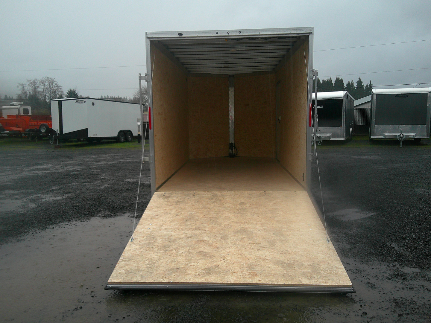 New 2026 ALCOM Aluminum 7.4x14 7k Cargo / Enclosed Trailer