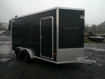 New 2026 ALCOM Aluminum 7.4x14 7k Cargo / Enclosed Trailer