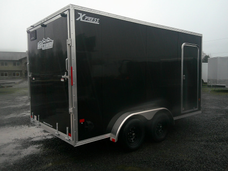 New 2026 ALCOM Aluminum 7.4x14 7k Cargo / Enclosed Trailer