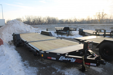 New 2026 Liberty 22' TILT 15.4K GVWR STOCK ID 51689 Equipment Trailer