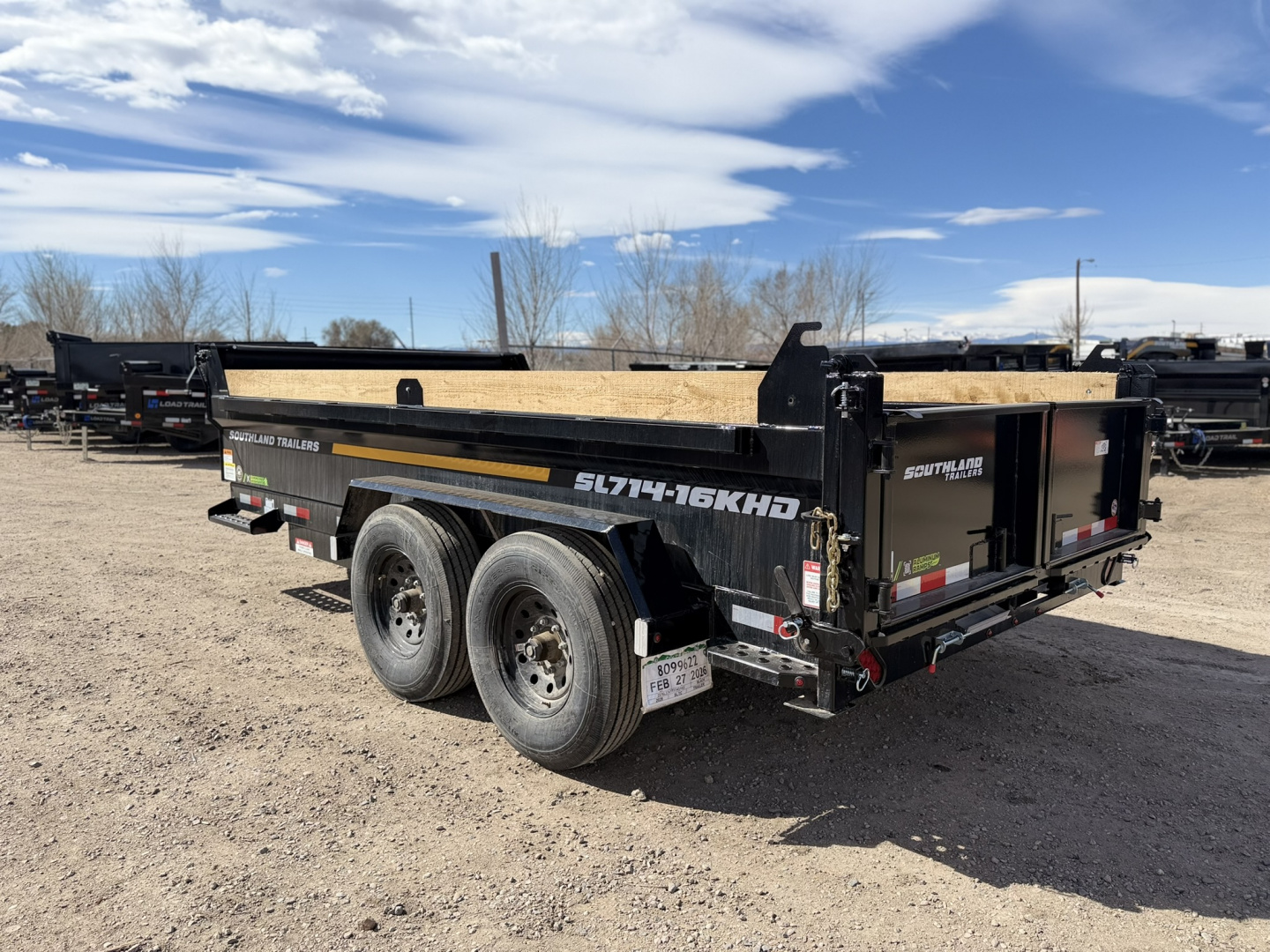 Used 2026 Southland Trailers 7-14 Dump 7 Gauge Floor 8K Axles