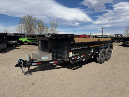 Used 2026 Southland Trailers 7-14 Dump 7 Gauge Floor 8K Axles