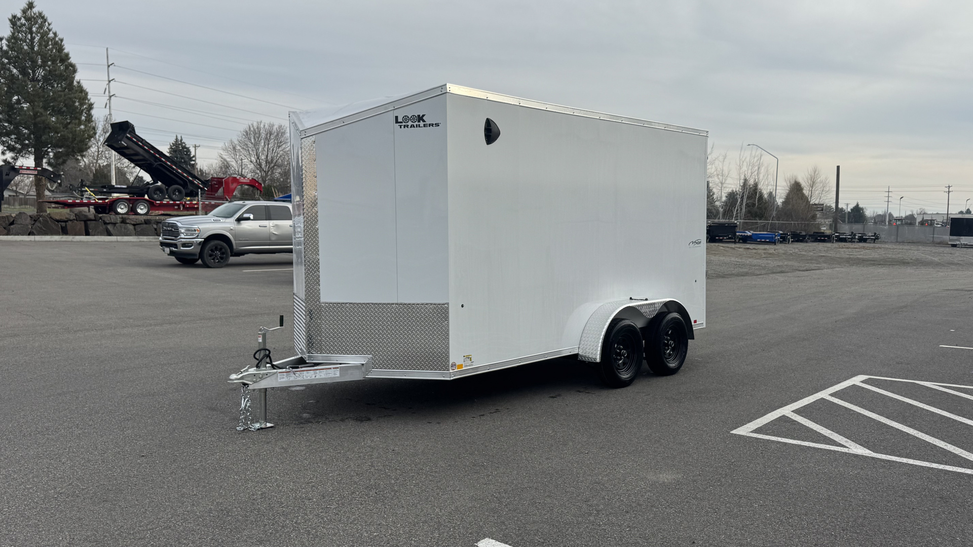 New 2026 Look Trailers 7 X 14 Cargo / Enclosed Trailer 7K GVWR