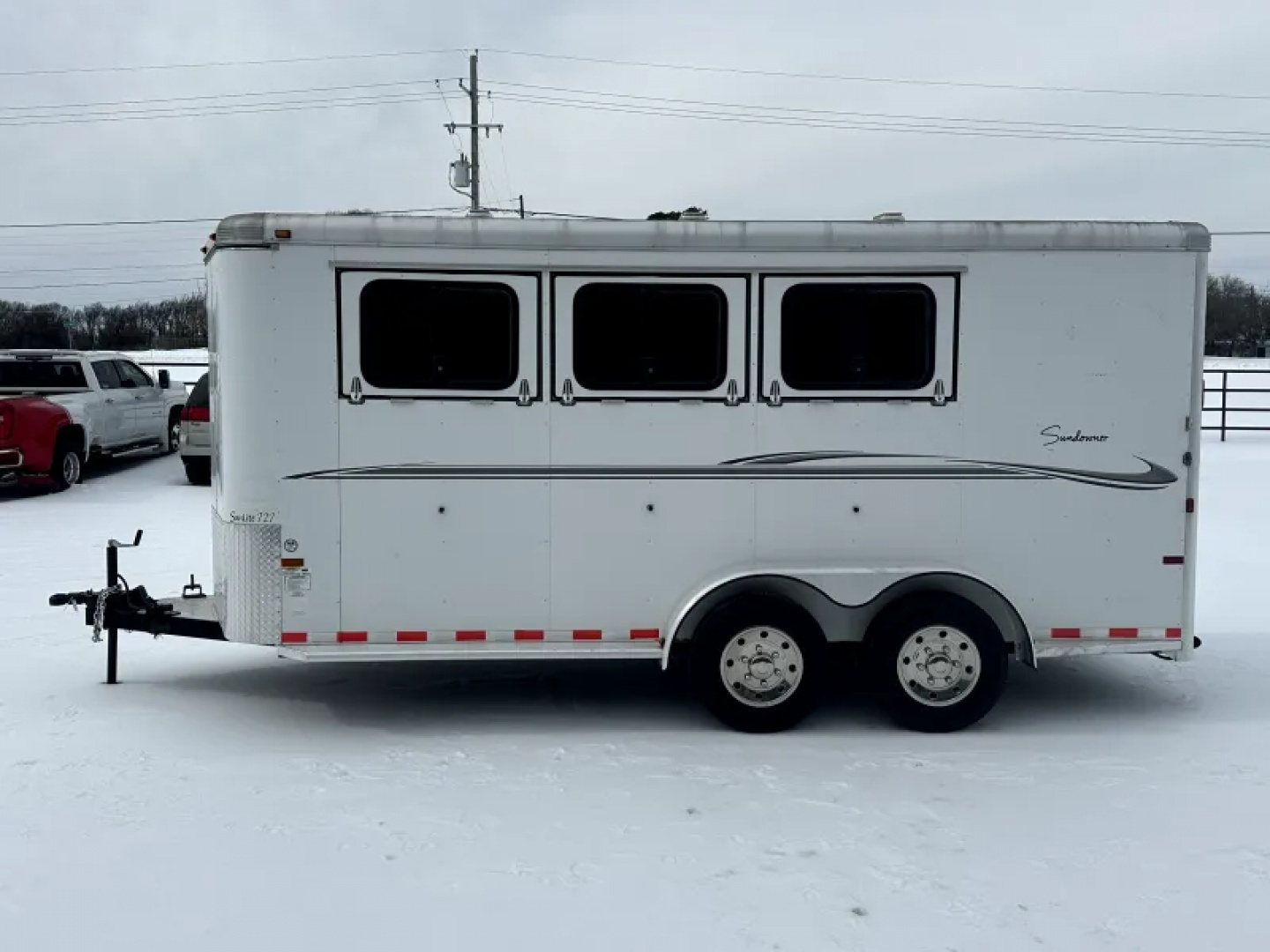 Used 2008 Sundowner 3 Horse Bumper Pull