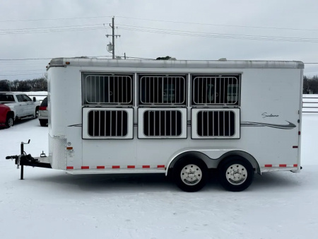Used 2008 Sundowner 3 Horse Bumper Pull