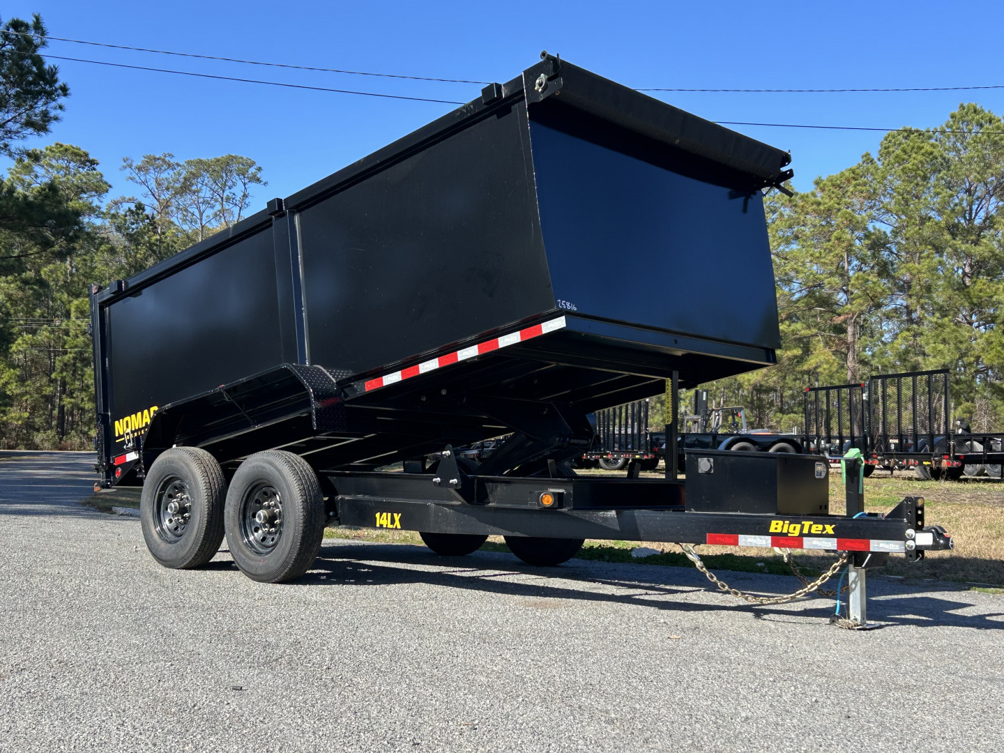New 2026 Big Tex 14LX Dump Trailer 7x14 SCISSOR LIFT 4’ SIDES , TARP, RAMPS 14K G.V.W.R.